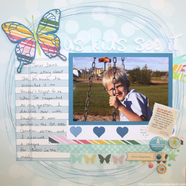 as kids see it layout