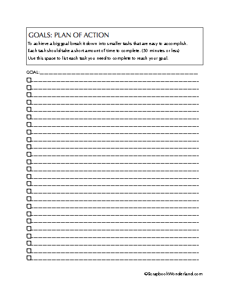 Plan of action image