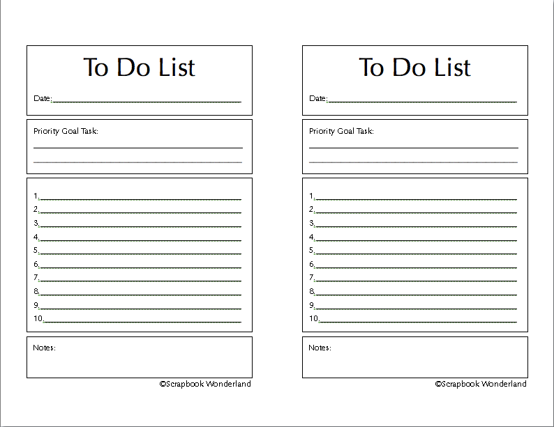 To do list image