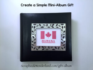 Create a simple mini album gift