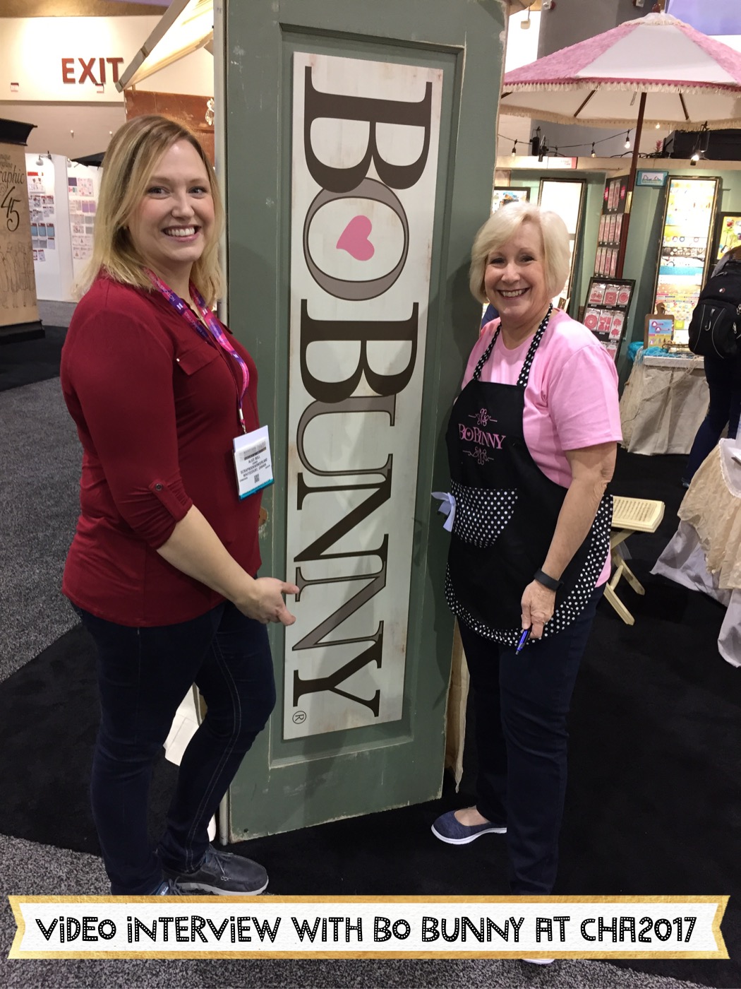 Video Interview withJeri Tanner from Bo Bunny CHA2017 Creativation. #CHA2017 #Creativation #BoBunny #lifeincolor #aryiasgarden #gameon #makeasplash #faith