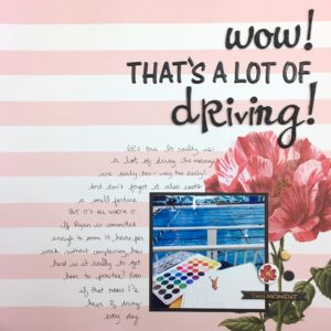 Wow thats a lot of driving layout Alice Boll